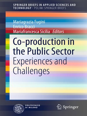 cover image of Co-production in the Public Sector